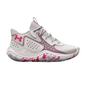 Under Armour Jet '23 GS 'White Clay Misty Purple' Baskets White Clay/Hazy Purple 3026635 300