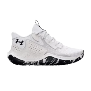 Under Armour Jet '23 'White Black' Baskets Blanc/Halo Gris 3026634 101