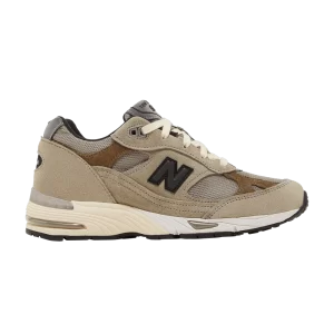 Baskets New Balance JJJJound x Wmns 991 Made in England 'Grey' Cobblestone/Undercover Green/Black W991JJA