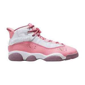 Air Jordan 6 Rings GS 'Coral Chalk' Corail Chalk/Blanc/Desert Berry 323419 616