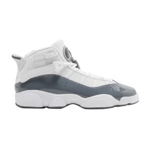 Air Jordan 6 Rings GS 'White Cool Grey' Blanc/Blanc/Gris froid 323419 121
