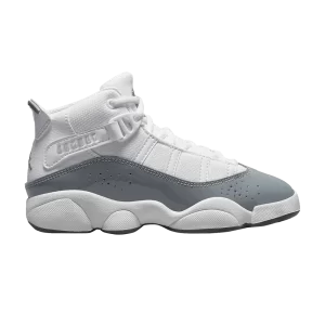 Air Jordan 6 Rings PS 'White Cool Grey' Blanc/Blanc/Gris froid 323432 121