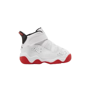 Air Jordan 6 Rings TD 'White University Red' Blanc/Noir/University Rouge 323420 160