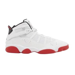 Air Jordan 6 Rings 'White University Red' Blanc/Noir/University Rouge 322992 160