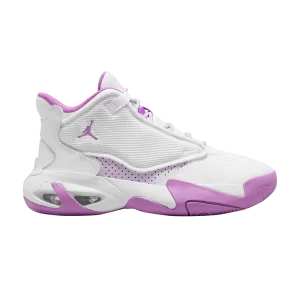 Air Jordan Max Aura 4 GS 'White Barely Grape' Blanc/Barely Grape/Fuchsia Peak DQ8404 105