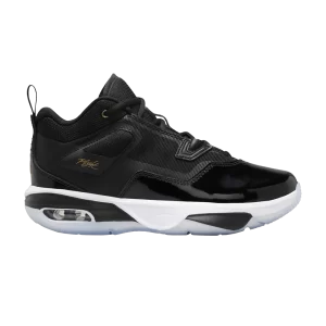 Air Jordan Stay Loyal 3 GS 'Black Metallic Gold' Noir/Blanc/Gris Football/Or Métallique FB9922 002