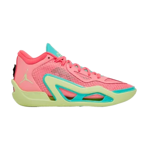 Air Jordan Tatum 1 PF 'Pink Lemonade' Baskets Teinte Rose/Lava Glow/Vert Aurora/Barely a Volt DX6733 600