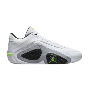 Baskets Air Jordan Tatum 2 PF 'Neon' Blanc/Noir/Gris loup/Vert électrique FJ6458 100