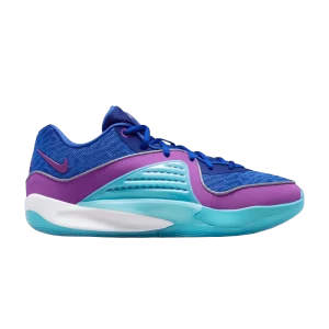 Nike KD 16 EP 'Ready, Play' Baskets Royal profond/Argent métallique/Hyper Royal/Violet vif DV2916 401