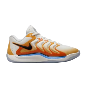 Nike KD 17 EP 'Sunrise' Baskets Or Université/Noir/Orange Sécurité FJ9488 700