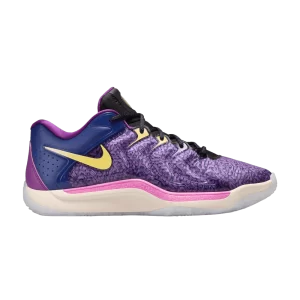 Nike KD 17 'Travel Ball' Baskets Bleu Royal Profond/Noir/Laser Fuchsia/Jaune Opti FJ9487 400