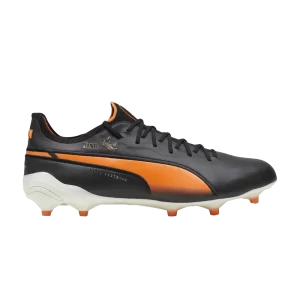 Baskets Puma King Ultimate Cruyff FG AG 'Legend Pack' Noir/Blanc/Orange Ricky/Or/Ivoire mat 107826 01