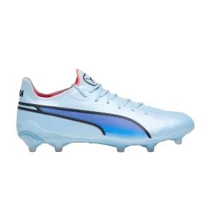 Puma King Ultimate FG AG 'Breakthrough Pack – Silver Sky' Baskets Argent Ciel/Noir/Fire Orchid 107563 02