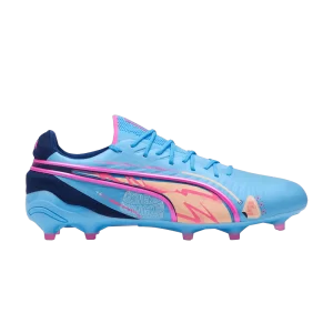 Puma King Ultimate FG AG 'Volume Up Pack' Baskets Bleu brillant/Rose poison/Burning Bleu 108069 01