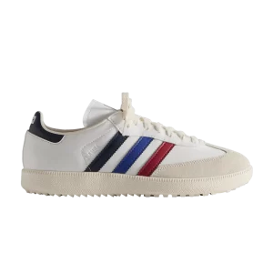 adidas Kith x Samba Spikeless Golf 'Rouge Bleu Marine' Blanc JH8176