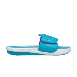Puma LaMelo Ball x Nitrocat V Sandales 'UFO' Baskets Bleu Atoll/Violet Mica/Blanc 385865 01