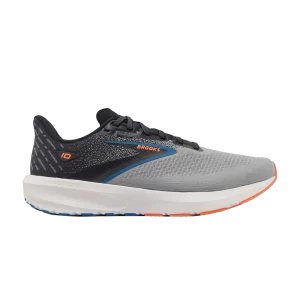 Brooks Launch 10 2E Wide 'Black Grey Orange' Noir/Gris/Orange Poisson Clown 110409 2E 019