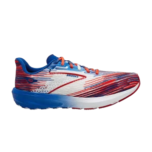 Brooks Launch 10 'USA' Baskets Blanc/Tango/Surf 110409 1D 154