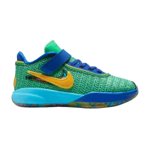 Nike LeBron 20 PS 'Kaleidoscope' Baskets Algues électriques/Royal jeu/Bleu Baltique/Or université DV3023 300