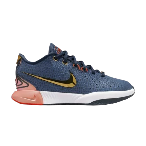 Nike LeBron 21 SE GS 'Olympic' Baskets Weapon Fleet/Space Clay/Blanc/Or métallique FV3606 400