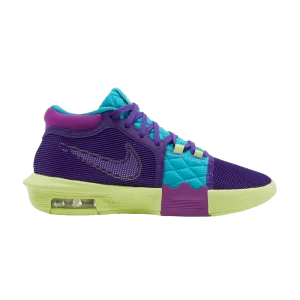 Nike LeBron Witness 8 'Field Purple' Violet champ/Cactus poussiéreux/Léger twist citron/Blanc FB2239 500