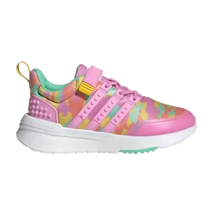 adidas LEGO x Racer TR21 EL Little Kid 'Digi Camo - Bliss Orchid' Orchid of Bliss/Orchid of Bliss/Hardware Yellow HQ1326