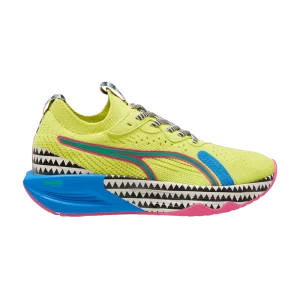 Puma lemlem x PWR XX Nitro 'Yellow Burst' baskets Jaune Burst/Racing Bleu/Rose Mica 379040 01