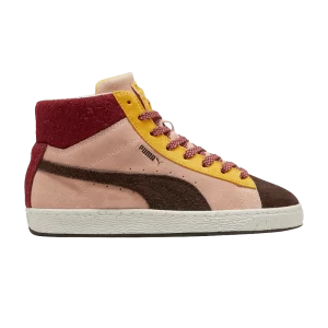 Baskets Puma lemlem x Wmns Suede Mid 'Dark Chocolate Rose Quartz 'Chocolat foncé/Chocolat foncé/Quartz rose 396629 02