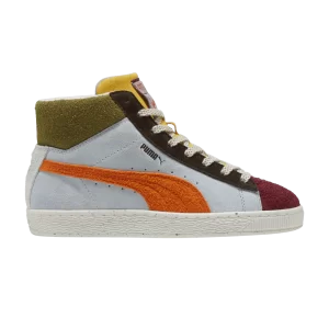 Baskets Puma lemlem x Wmns Suede Mid 'Icy Blue Cayenne Pepper 'Bleu/Poivre de Cayenne 396629 01