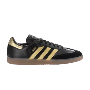 Baskets adidas Lionel Messi x Samba 'Triunfo Dorado' Noir/Or métallique/Bubblegum IH8159