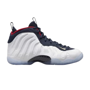Nike Little Posite One GS 'Olympic' 2024 Obsidienne/Blanc/Rouge université/Or métallique 644791 403 24