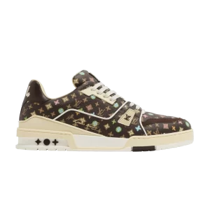 Baskets Louis Vuitton Trainer 'Mocha Multi-Color Monogram' Moka 1ACXB1