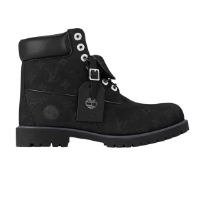 Timberland Louis Vuitton x 6 Inch Bottine 'Monogramme en relief - Noir 'Noir 1AD73H