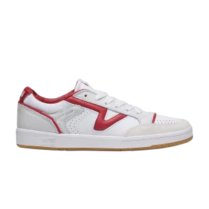 Vans Lowland CC 'White Court Red' Baskets Blanc/Court Rouge VN0007P2Y52