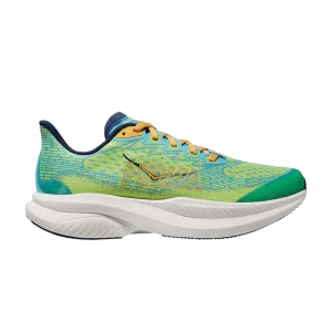 HOKA Mach 6 Enfants 'Lettuce Bellwether Blue' Baskets Lettuce/Bellwether Blue 1147553 LLW
