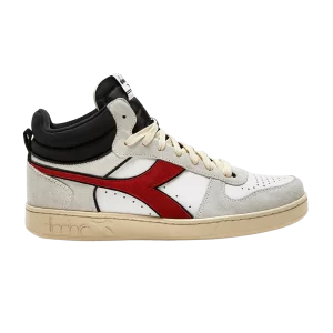 Baskets Diadora Magic Basket Demi Cut 'Blanc Ferrari Rouge Italie 'Blanc/Ferrari Rouge Italie 501 178563 C0823