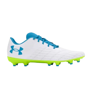 Under Armour Magnetico Select 3 FG 'Blanc Haute Vis Jaune' Baskets Blanc/Jaune Haute Sécurité/Capri 3027039 102