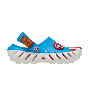 Crocs Marvel x Echo Clog Baskets 'Captain America' Enfants Rouge/Blanc/Bleu 209490 100