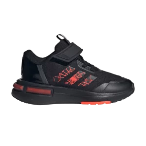 Baskets adidas Marvel x Racer TR21 EL J 'Spider-Man' Noir/Rouge ensoleillé/Noir ID5236