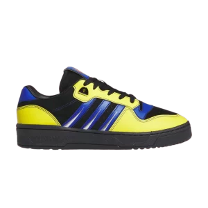 Baskets adidas Marvel x Rivalry Low 'Wolverine' Noir/Jaune équipe/Bleu royal JQ5037