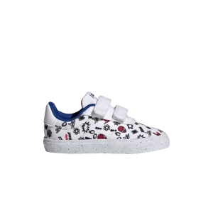 adidas Marvel x Vulc Raid3r I 'Spider-Man Graphics' Baskets Nuage blanc/Nuage blanc/Meilleur écarlate HP7752