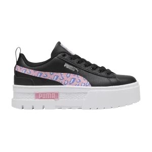 Puma Mayze Jr 'Wild - Pink Lilac Leopard' Baskets Noir/Rose lilas 385696 10
