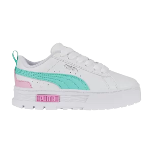 Puma Mayze Leather Little Kid 'White Mint' Baskets Blanc/Menthe/Lilas mousseline 384528 14