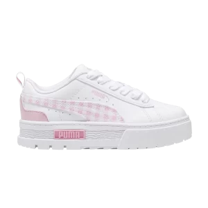 Puma Mayze Little Kid 'Gingham Cozy – Baskets Rose Lilas Blanc/Rose Lilas 396661 03