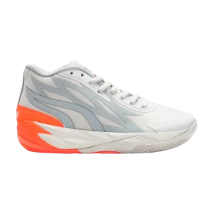 Baskets Puma MB.02 Jr 'Gorangé' Gris platine/Ultra orange 378358 02