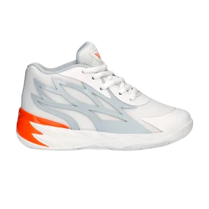 Baskets Puma MB.02 Little Kid 'Gorangé' Gris platine/Ultra orange 391275 02