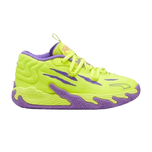 Baskets Puma MB.03 Little Kid 'Spark' Jaune Safe/Violet Mica 339955 01