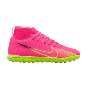 Nike Mercurial Superfly 9 Club TF GS 'Luminous Pack' Rose éclatant/Gridiron/Volt DJ5954 605