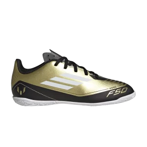 Baskets adidas Messi Adizero F50 Club K 'Triunfo Dorado' Or métallisé/Blanc nuage/Noir IG9326