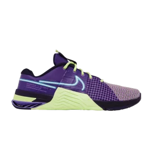 Nike Metcon 8 AMP 'Deep Purple Barely Volt' Violet profond/Barely a Volt/Bleu noirci/Bleu Baltique DV1206 500